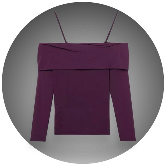 BOGO TORRID BLACK NWOT Mesh Off Shoulder Side Cinch Top - Picture 8 of 8